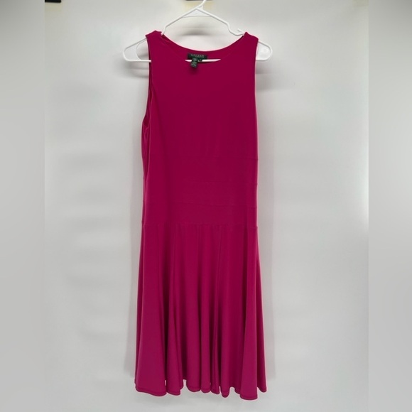 Lauren Ralph Lauren pink sleeveless dress size 10 - Picture 9 of 10